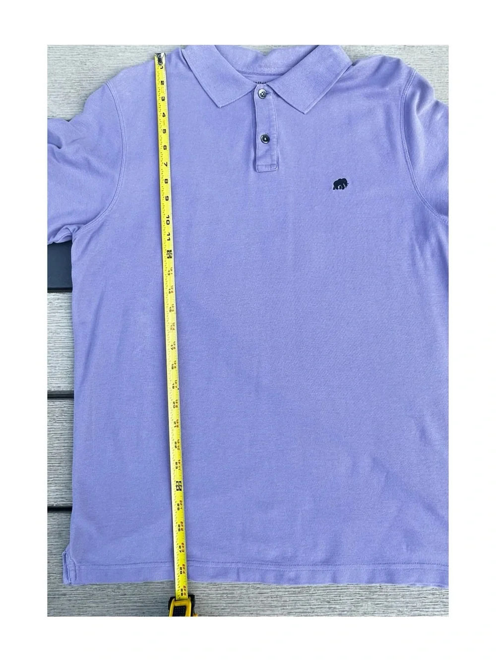 Banana Republic Men's Lavender Cotton Polo Shirt Size Large